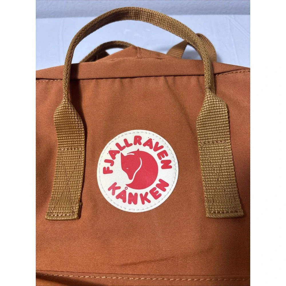 Fjallraven Kanken Backpack Rust Orange Classic School Bag Hiking Gorpcore